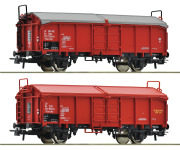 Roco 77040 - H0 - 2-tlg. Schiebedachwagen-Set, Tams, CSD, Ep. IV
